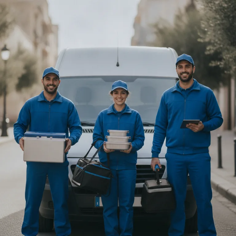 Entrega de Comidas equipo en Retiro